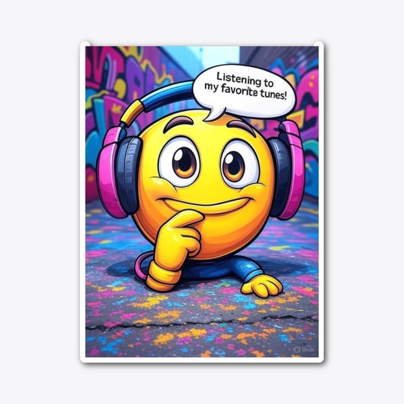 "Emoji Beats: Street Vibes Hoodie"