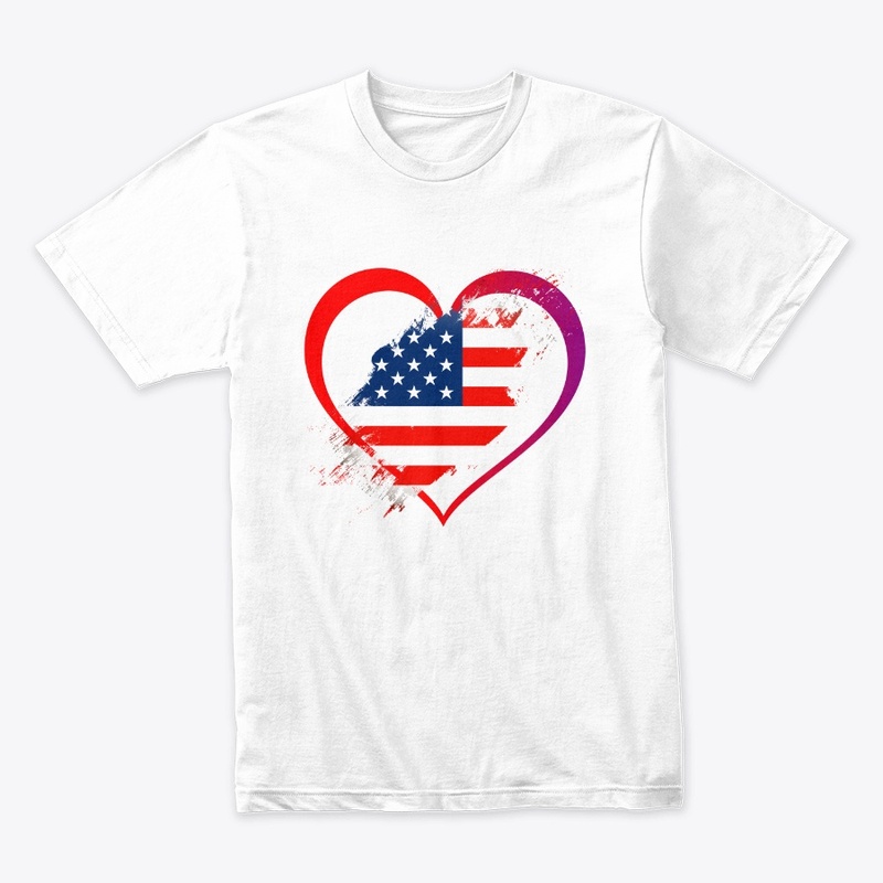 American Heart Flag Tee