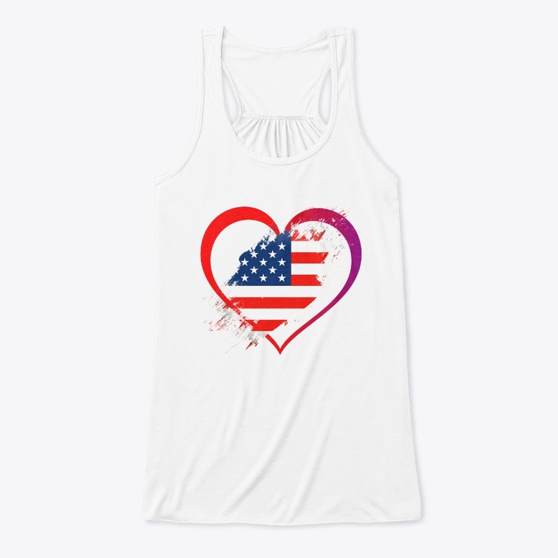 American Heart Flag Tee