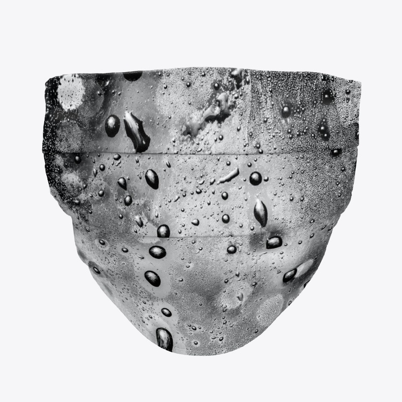 Water Droplets on Glass Panel