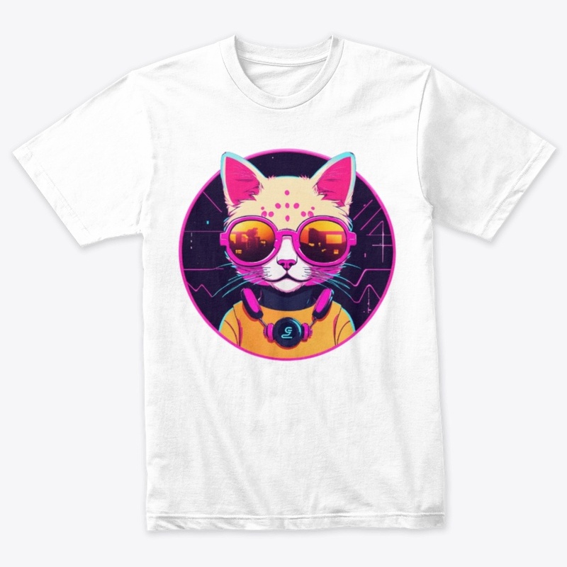 Retro Cyber Cat