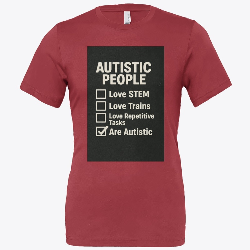 Autistic People Checkbox end stereotypes