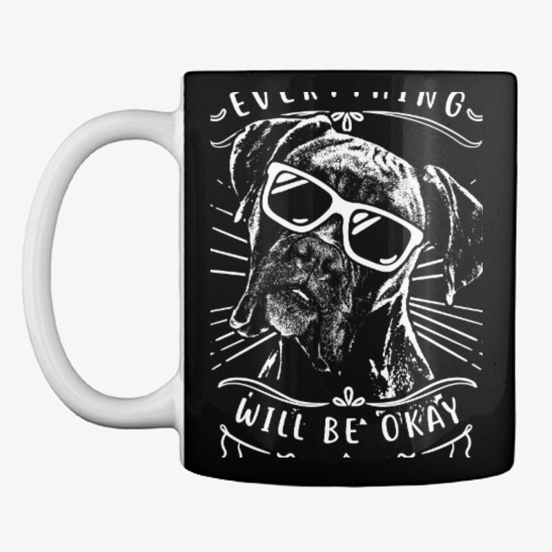 Boxer Dog Everything OK T-Shirt