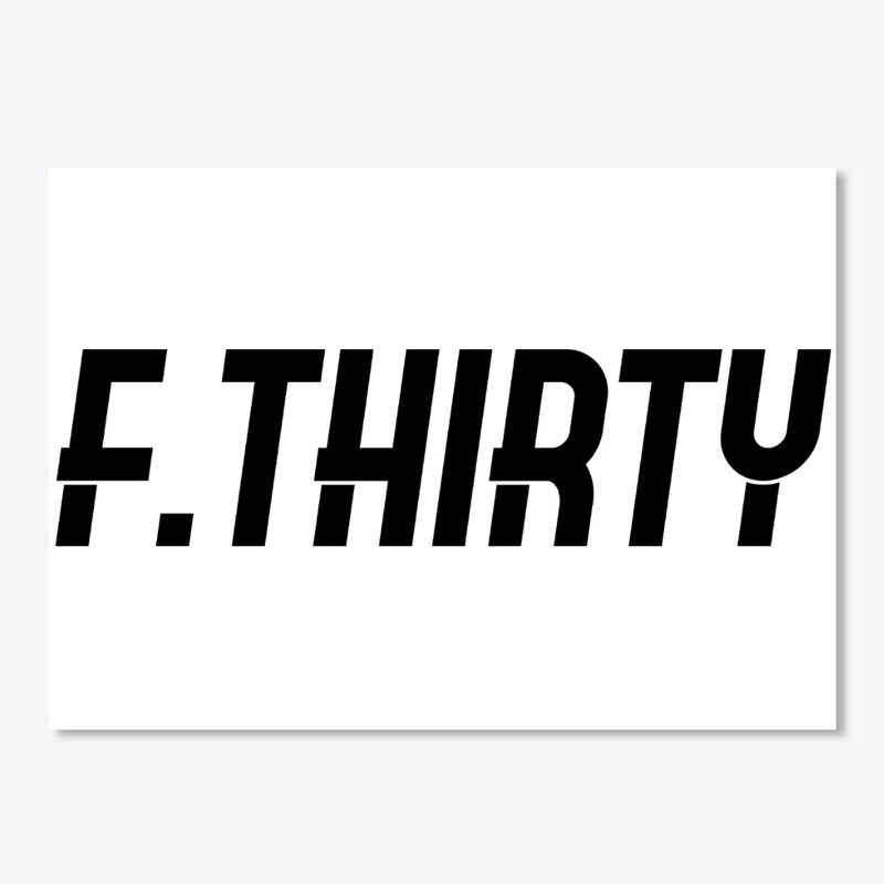 Black F.THIRTY DECALS