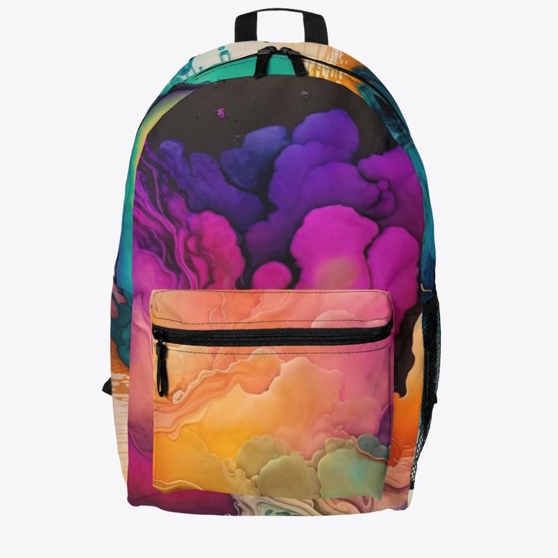 Ink Clouds Multicolored