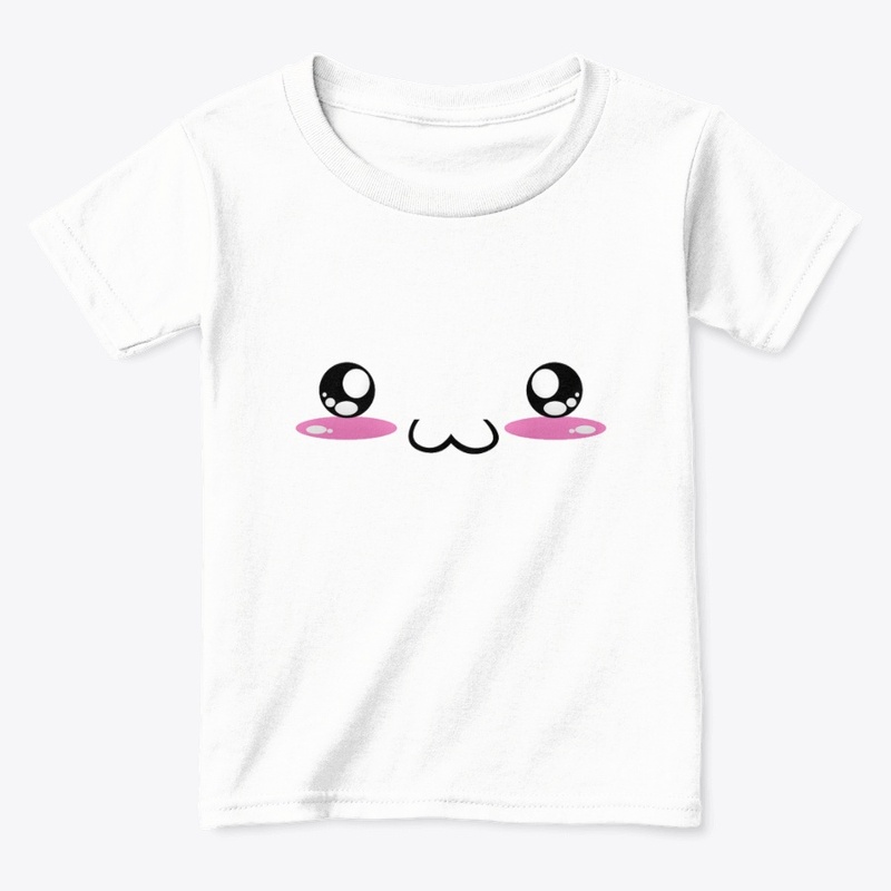 kawaii japaneses faces design: happy