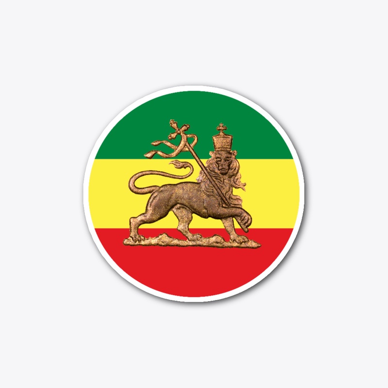Reggae Rasta Lion Sticker