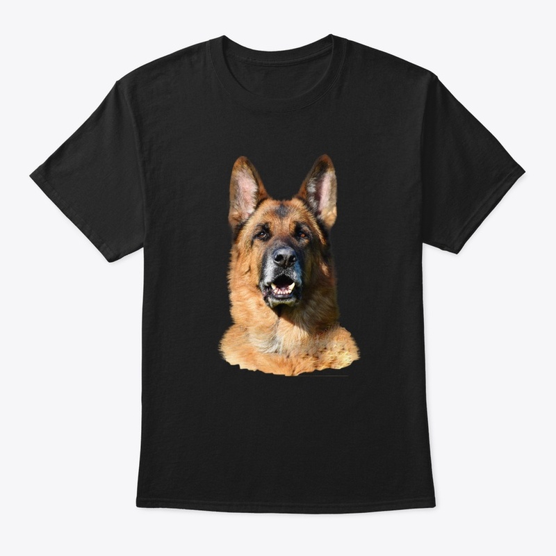 German Shepherd Dog Face