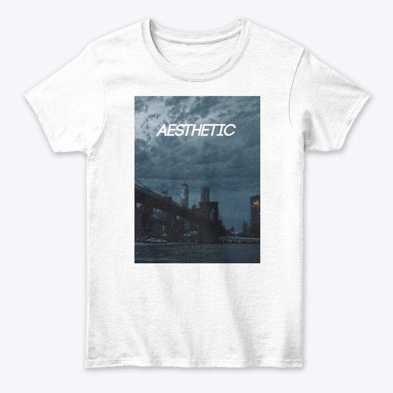 "Aesthetic" NYC white T-shirt / Hoodie
