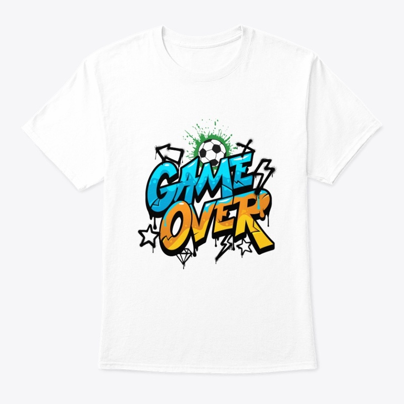 ⚽ Game Over – Football Graphic T-Shirt