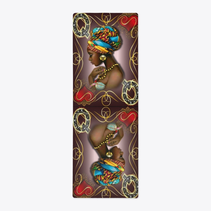 Queen Card Yoga Mat