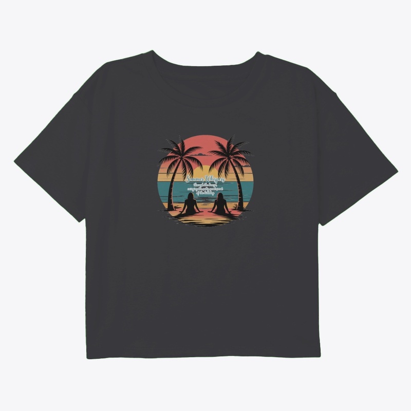 Sunset Beach, California Surf Tee