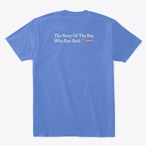 Plutoboy Shirt And Sleeve Heathered Royal  T-Shirt Back