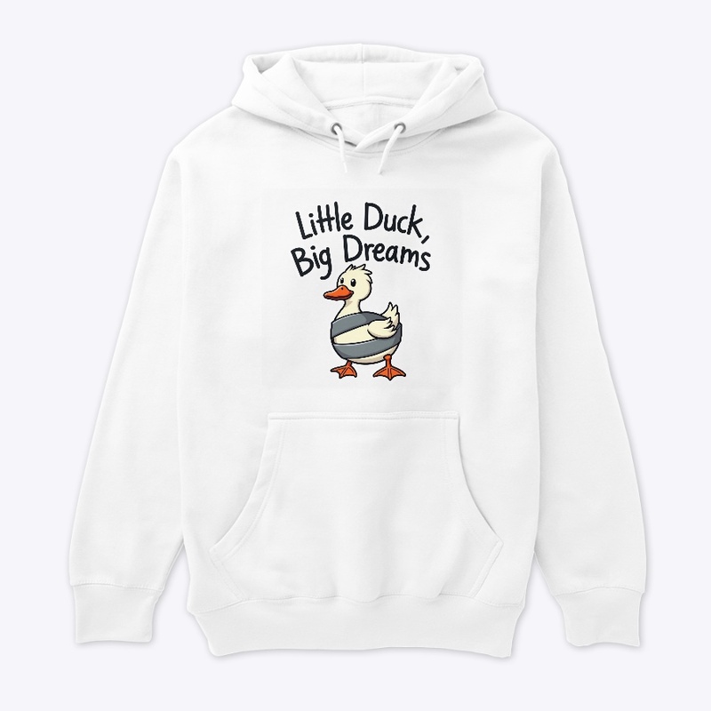  Big Dreams Cute Cartoon Duck T-Shirt