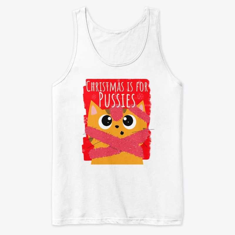 Christmas is for pussies, happy cat