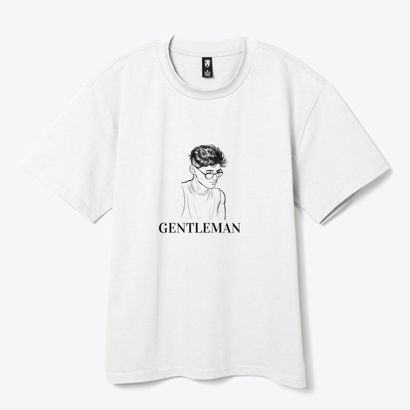 New design for T-shirt GENTLEMAN 