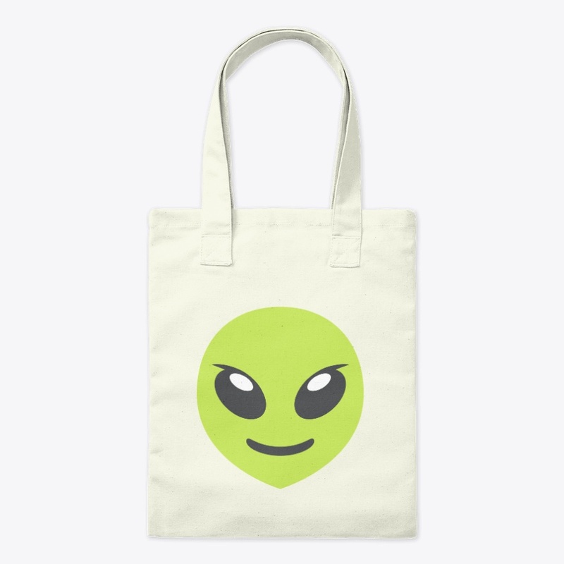 Alien Face Tote Bag