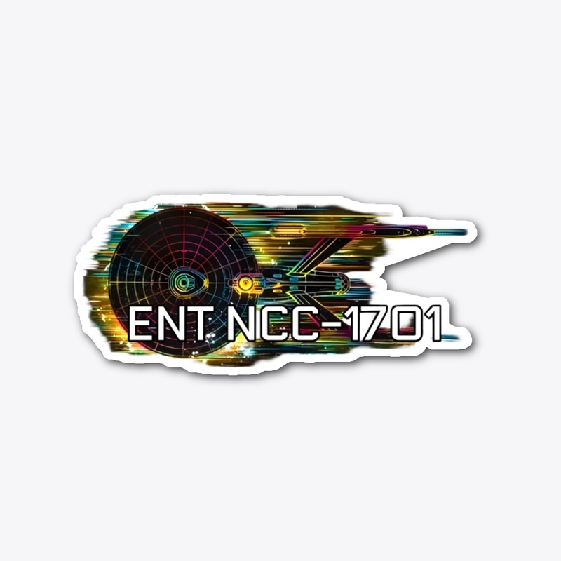 TREK ART ENT NCC-1701 DIE CUT STICKER