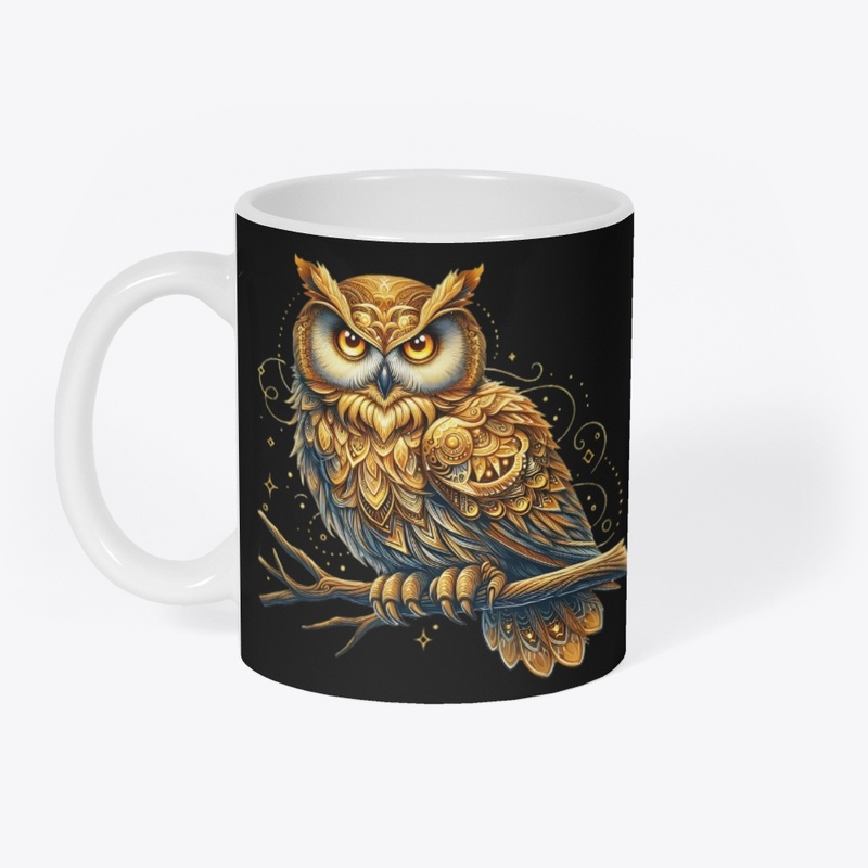 Owl Golden Design Men Women - SL02