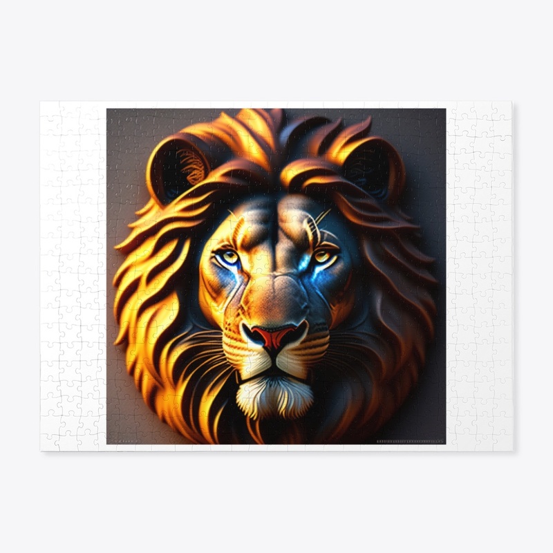 Bulgarian druid lion head