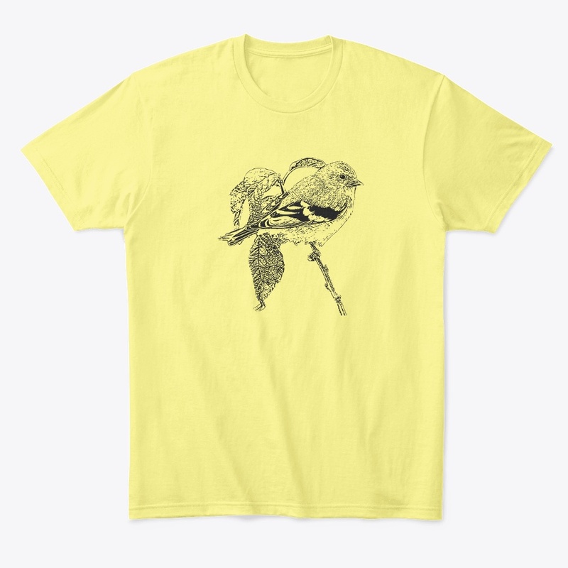 Birdwatching American Goldfinch