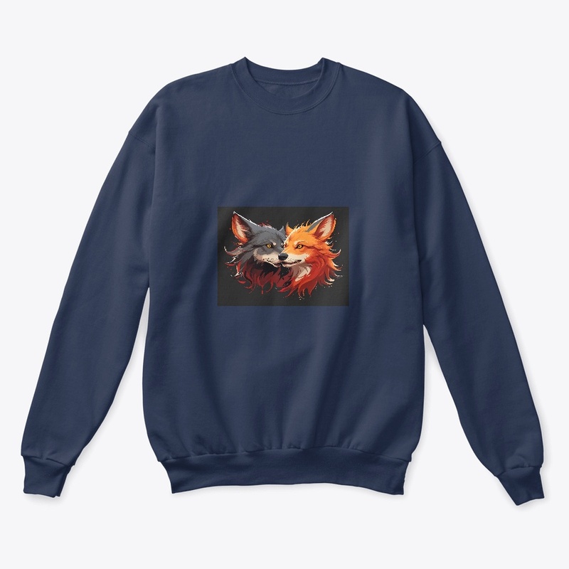 Vibrant Wolf: Embrace Minimalist Magic!