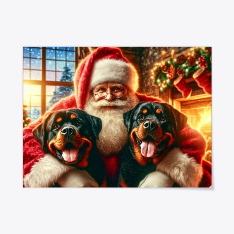Rottweilers & Santa