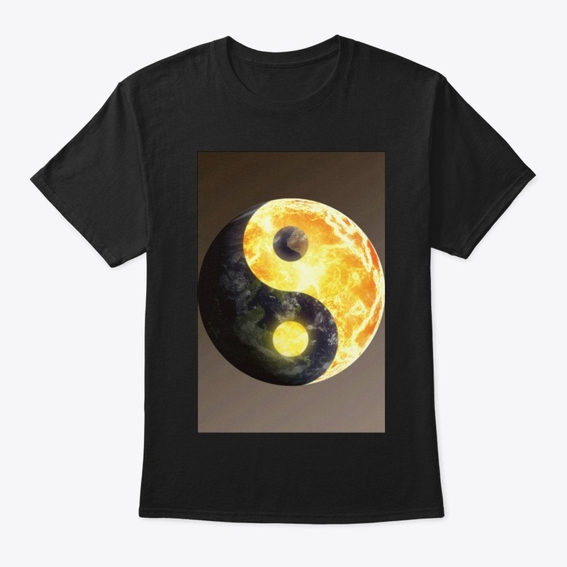 yin yang golden 
