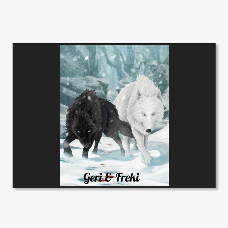 Norse Mythology- Geri and Freki