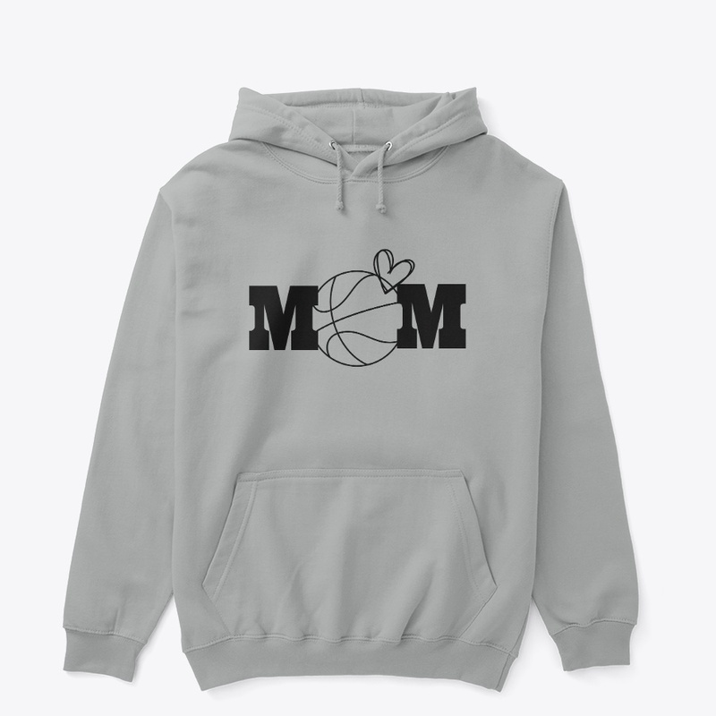 Basketball Mom Heart Graphic 