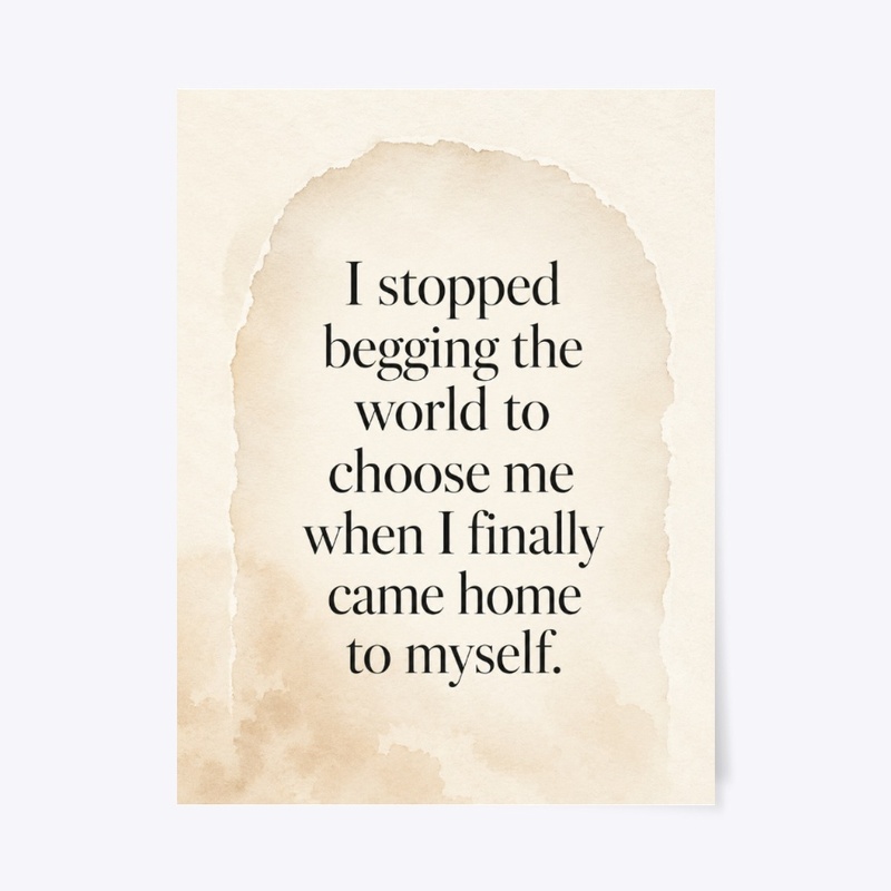 I Choose Myself Wall Art