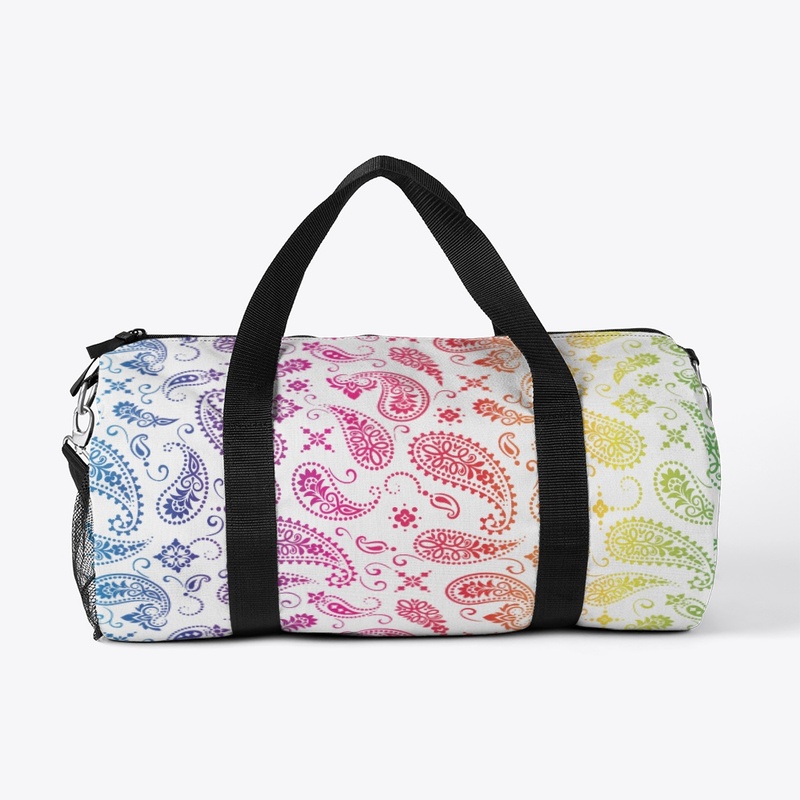 Rainbow Bandana Duffel Bag
