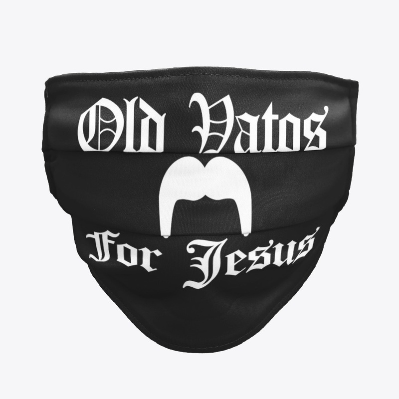 Old Vatos For Jesus - White Logo