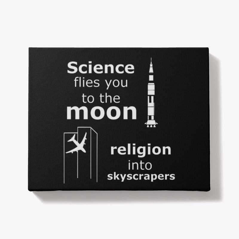 Science vs, Religion T-Shirt Design