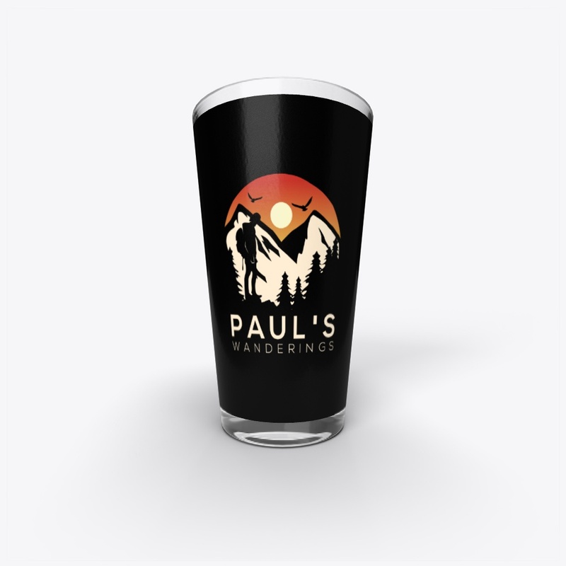 Paul's Wanderings Pint Glass