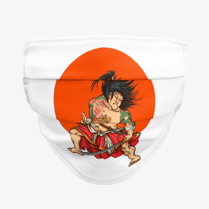Japanese Warrior Face Mask