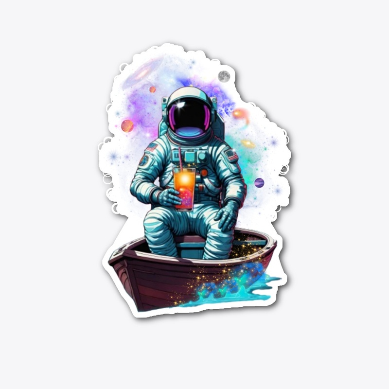 Sailing the Cosmos Sticker 