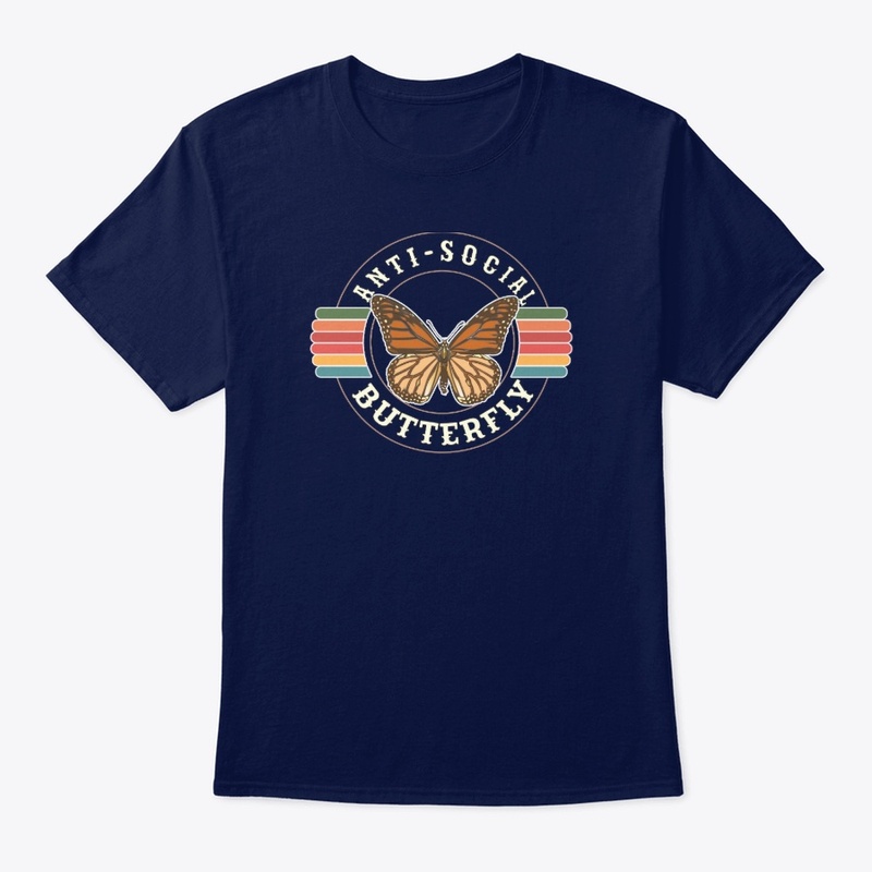 Anti-Social Retro Butterfly T-Shirt