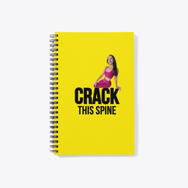 Crack This Spine Notebook