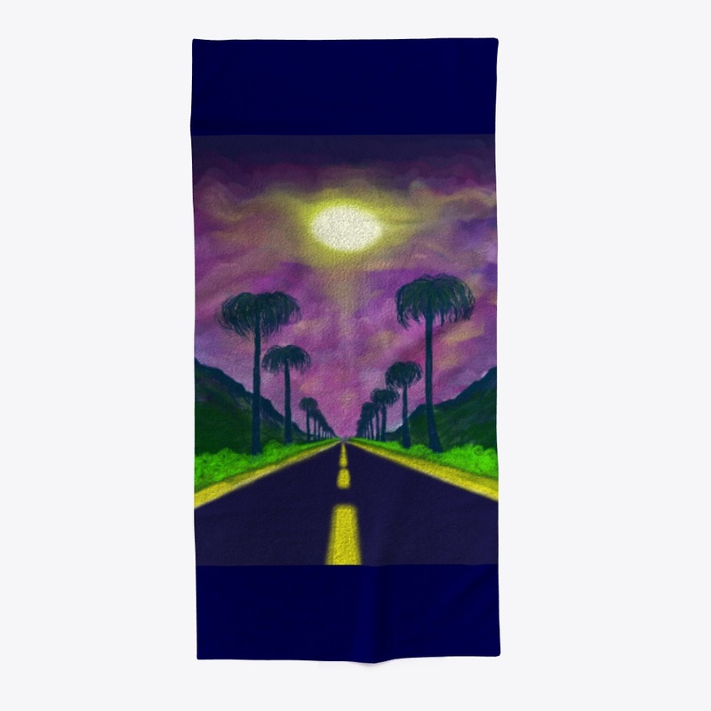 Road by the Palms