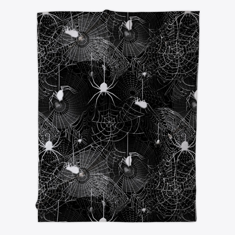 Black and White Spider Webs