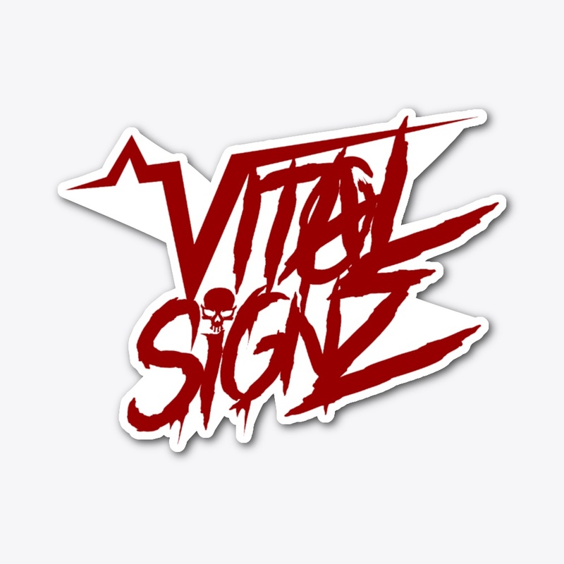 vital signz logo STICKER RED