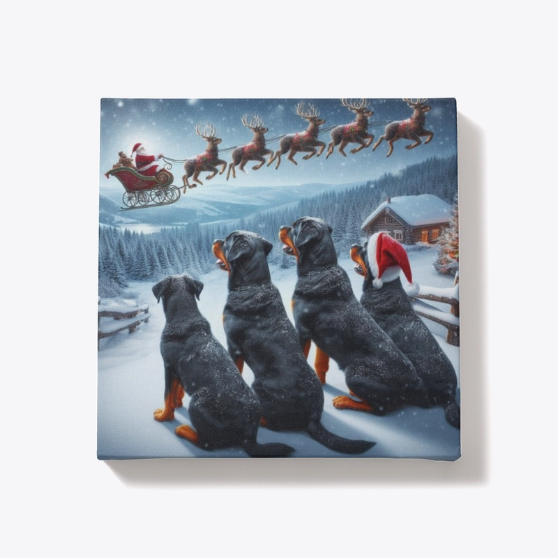 Rottweiler's Christmas Eve