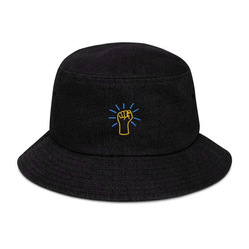 "Denim Bucket Hat - 100% Cotton"