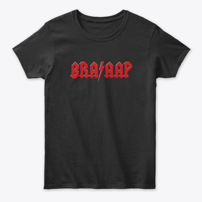 Braaap logo rock band style