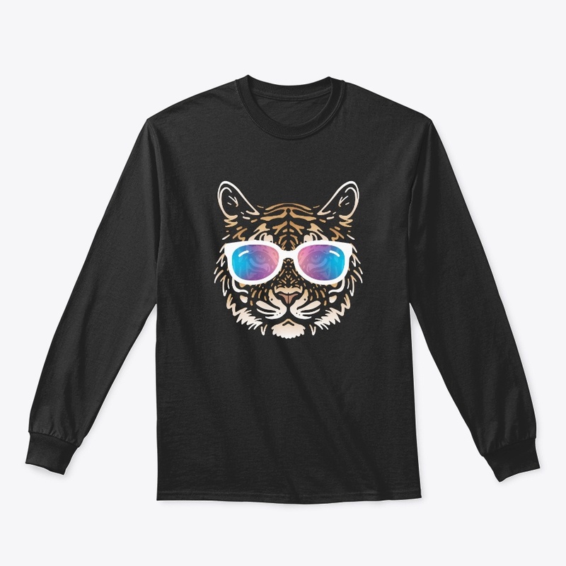 Cute Tiger in Sunglasses (Colored+sg04)