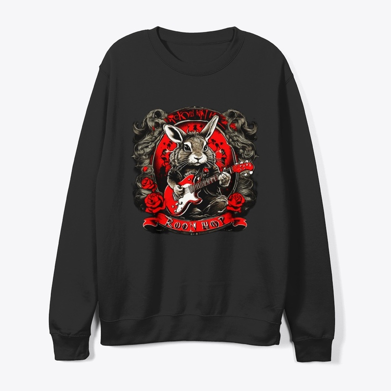 Rock N Roll Hop TShirt Design Tiger face