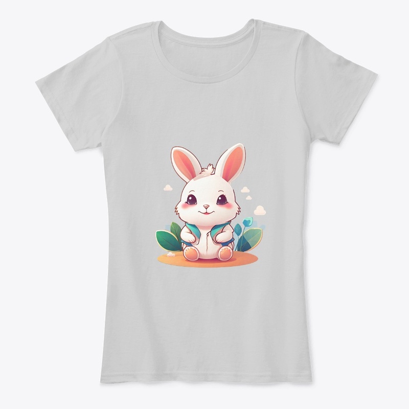 The cute rabbit