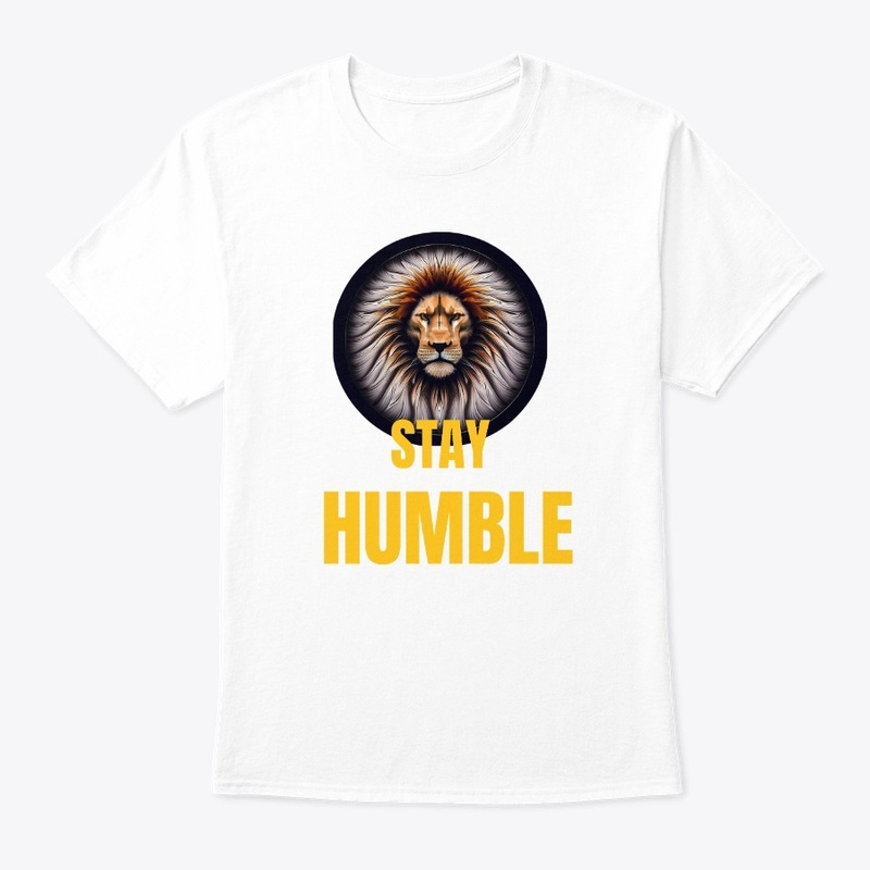 Stay Humble - Lion digital design