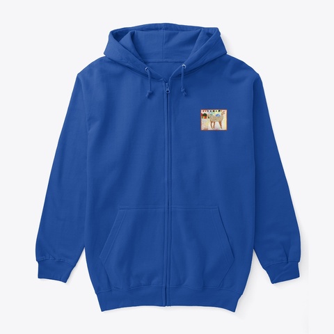 Patrick's Llama For All Seasons Deep Royal T-Shirt Front